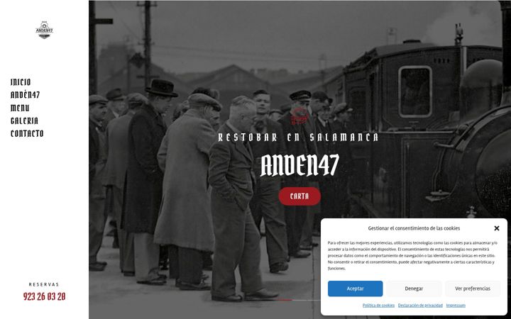 Screenshot of anden47.com