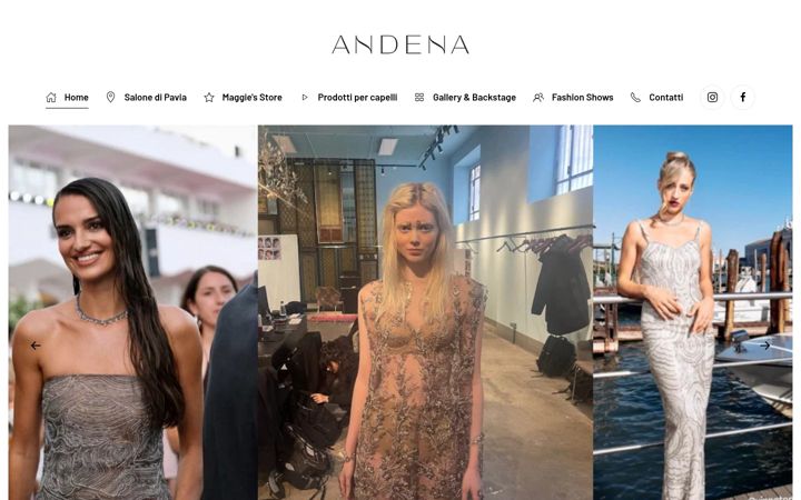 Screenshot of andenaparrucchieri.com