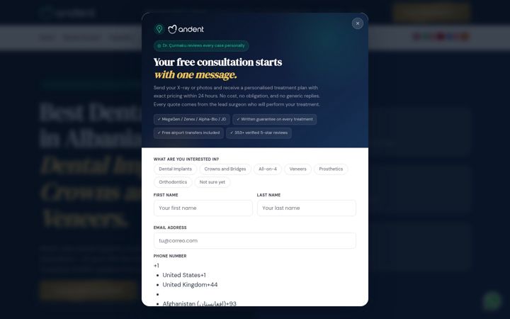 Screenshot of andent.al