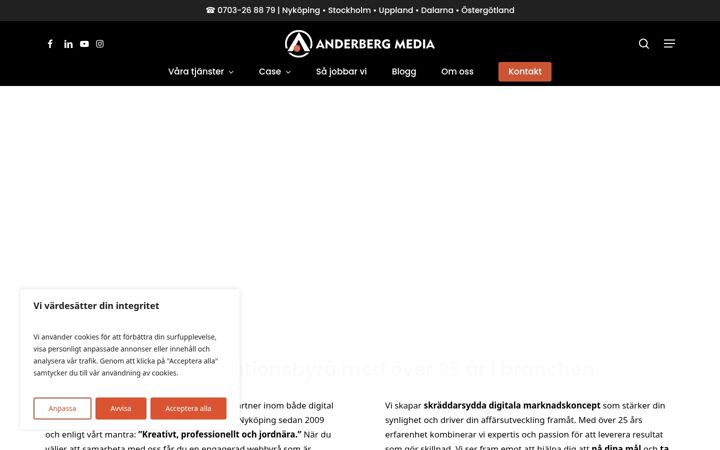 Zrzut ekranu anderbergmedia.se