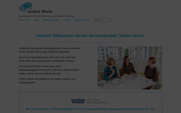 Screenshot of andere-worte.de