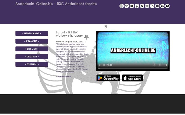 Screenshot of anderlecht-online.be