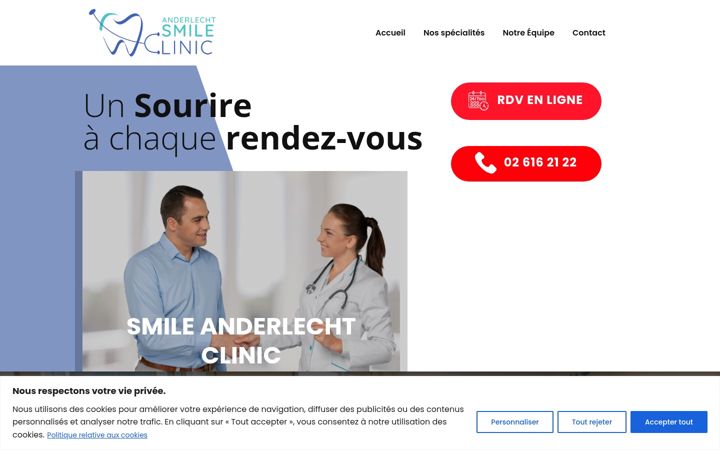 Skärmbild av anderlechtsmile.be