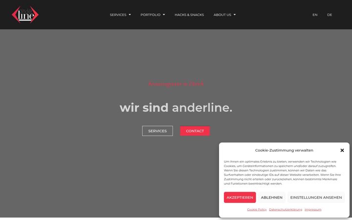 Ekrano kopija anderline.ch