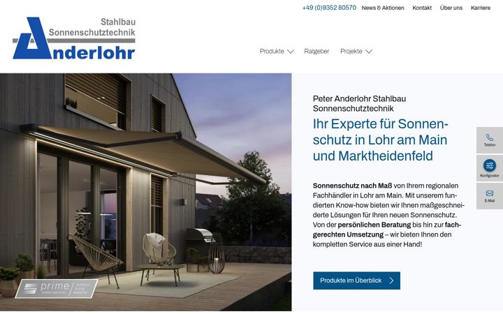 Screenshot of anderlohr.com