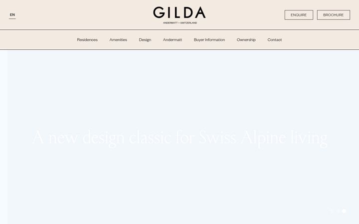 Screenshot of andermatt-gilda.ch