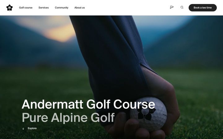 Screenshot of andermatt-golf.ch