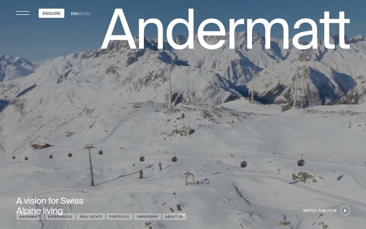 Screenshot of andermatt-lavetta.ch