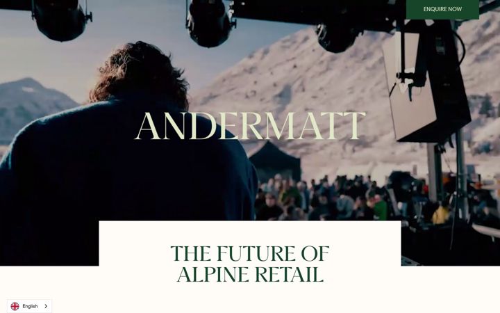 Screenshot of andermatt-retail.ch