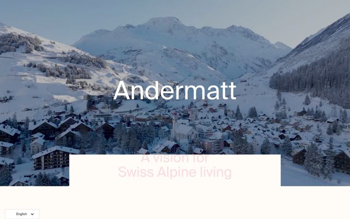 Screenshot of andermatt-vision.ch