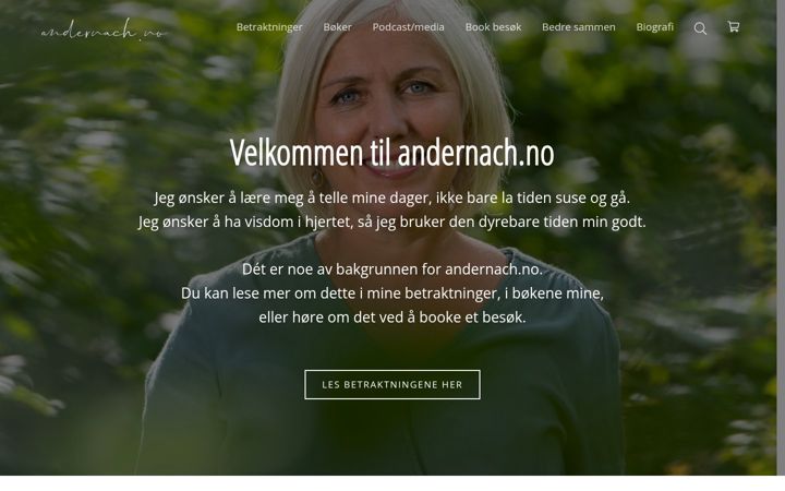Snímek obrazovky andernach.no