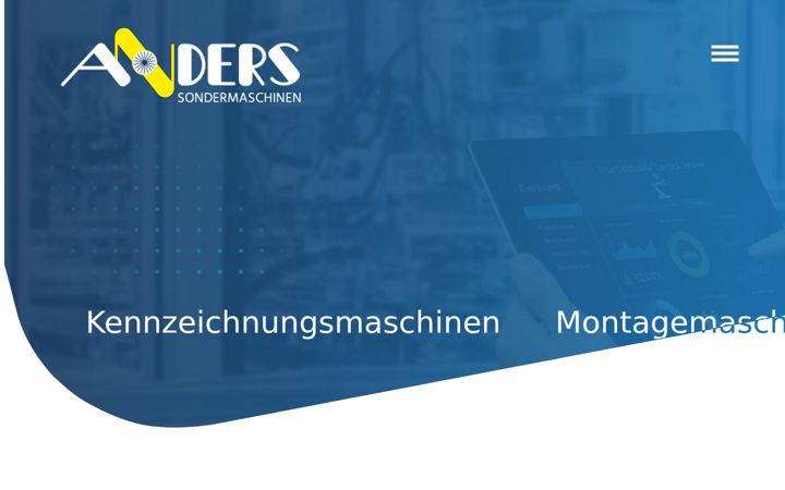 Screenshot of anders-sondermaschinen.de