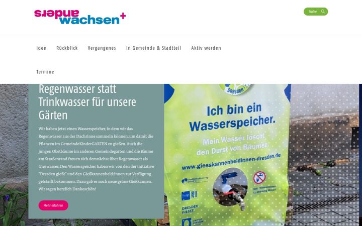 Screenshot of anders-wachsen.de