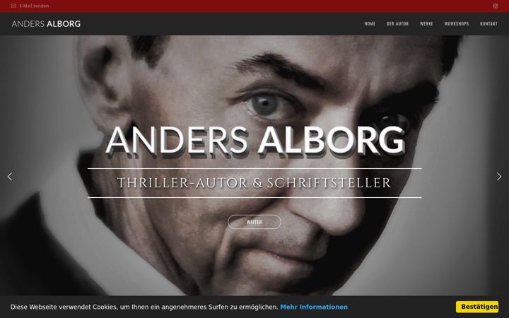 Screenshot of andersalborg.de