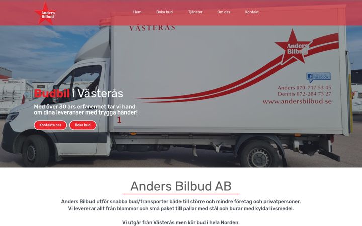 Screenshot of andersbilbud.se
