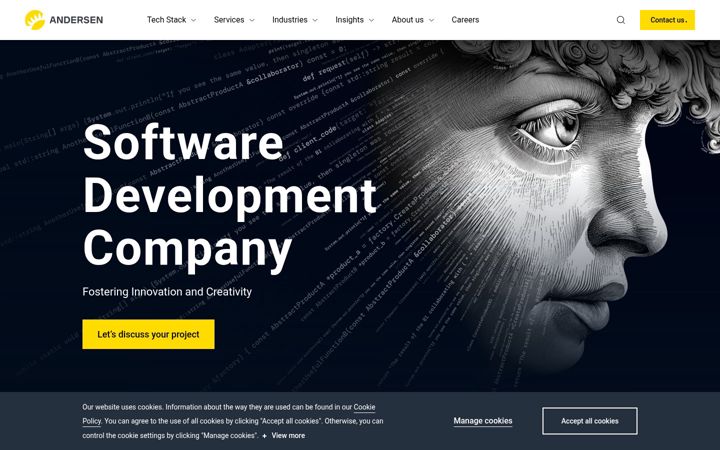 Screenshot of andersenlab.com
