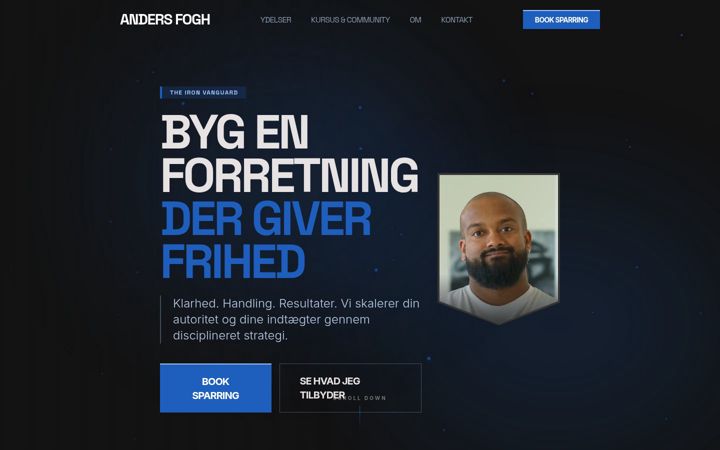 Screenshot of andersfogh.com