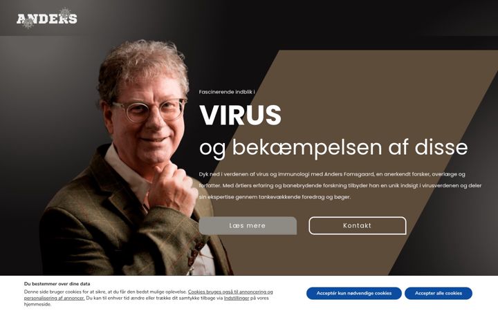 Екранна снимка на andersfomsgaard.dk