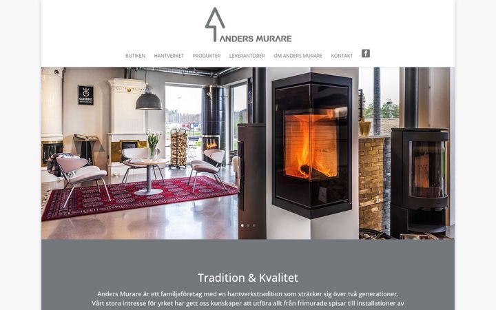 Screenshot of andersmurare.se