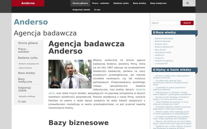 Captura de ecrã de anderso.pl