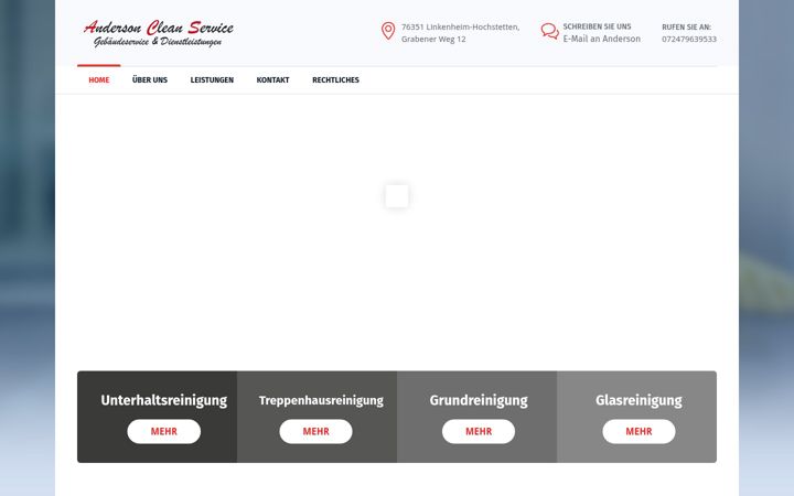 Zrzut ekranu anderson-clean-service.de