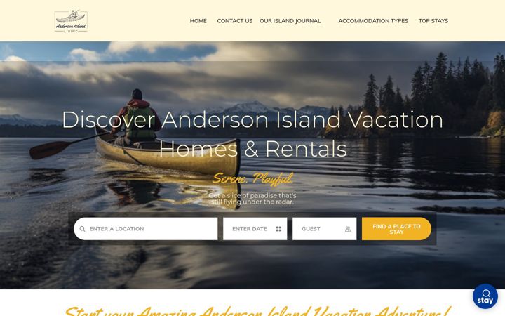 Screenshot of andersonislandliving.com