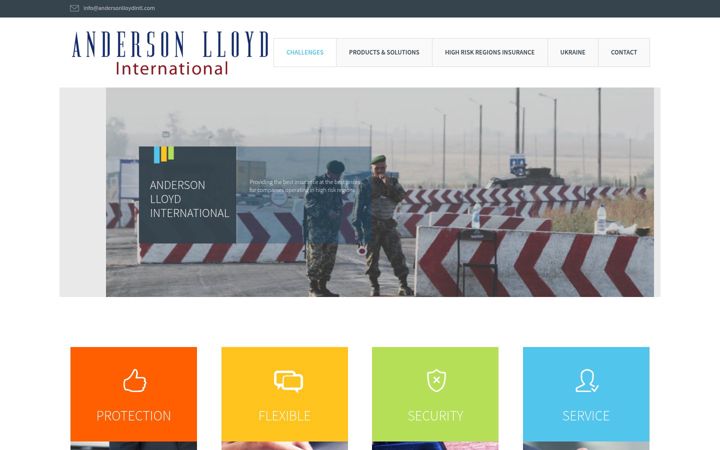 Screenshot of andersonlloydintl.com