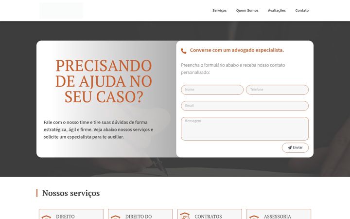 Screenshot of andersonpabst.adv.br