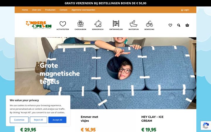 Screenshot of andersspelen.be