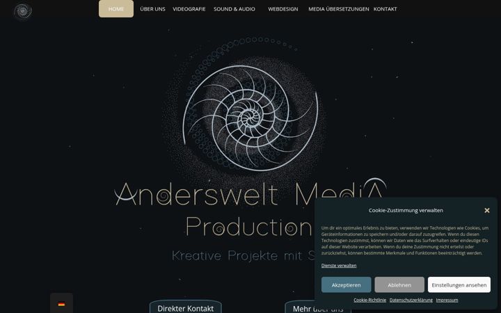 Zrzut ekranu anderswelt-media.de