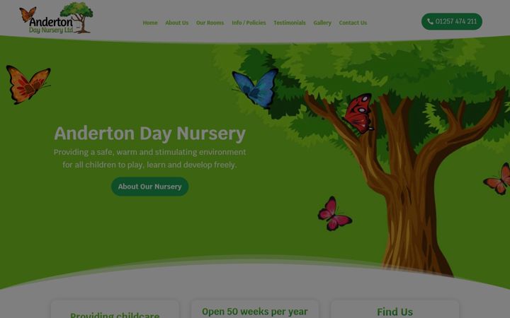 Captura de pantalla de andertondaynurseryltd.co.uk