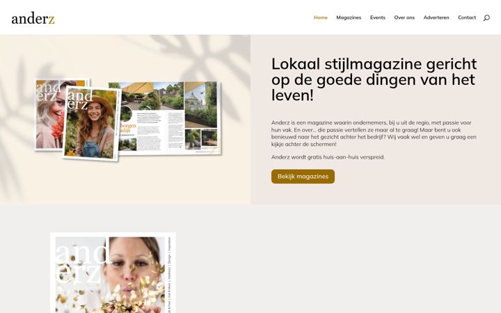 Screenshot of anderz-magazine.com