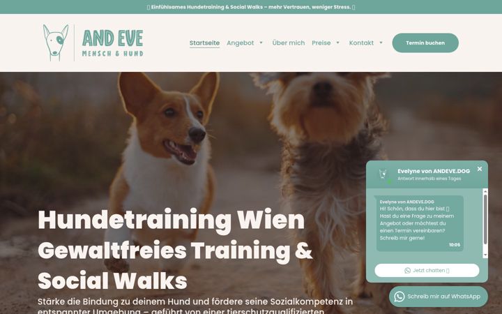 Screenshot of andeve.dog