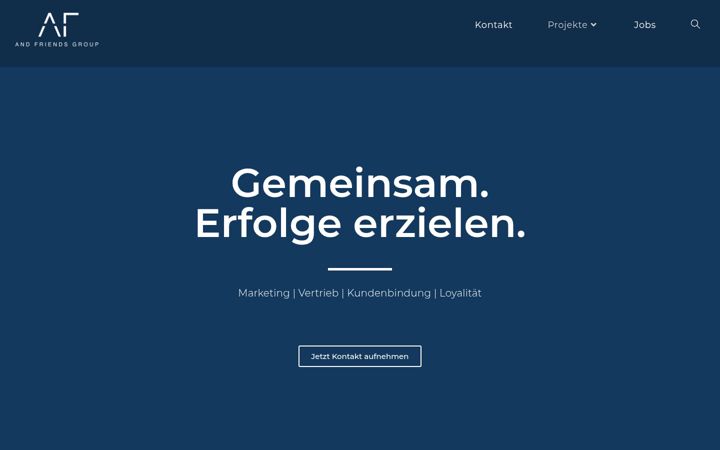 Screenshot of andfriendsgroup.com