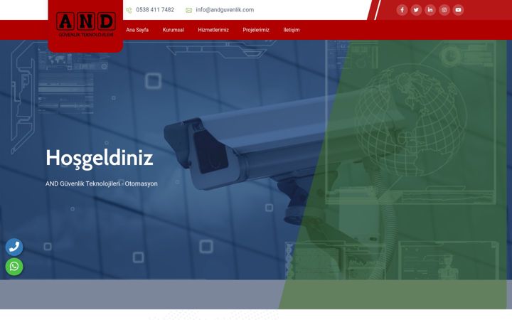 Screenshot of andguvenlik.com