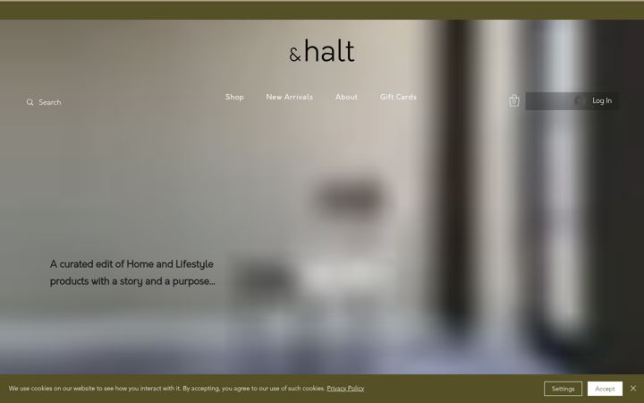 Screenshot of andhalt.com