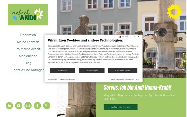 Screenshot of andi-krahl.de