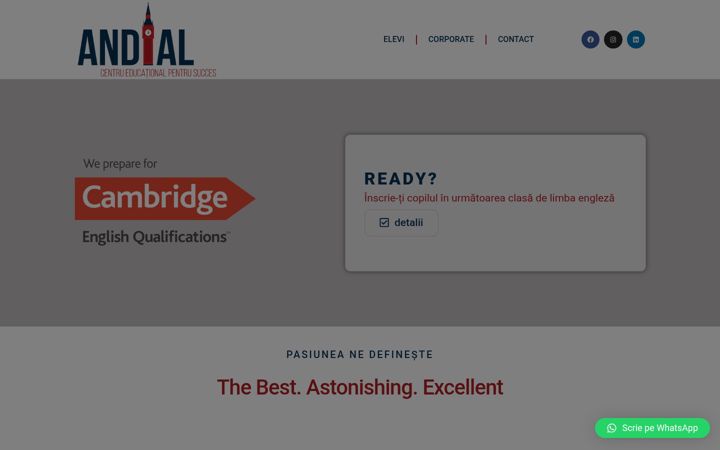 Screenshot of andial.ro