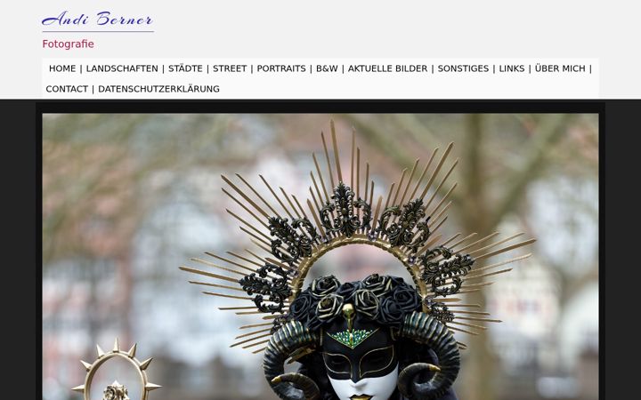 Screenshot of andiberner.com