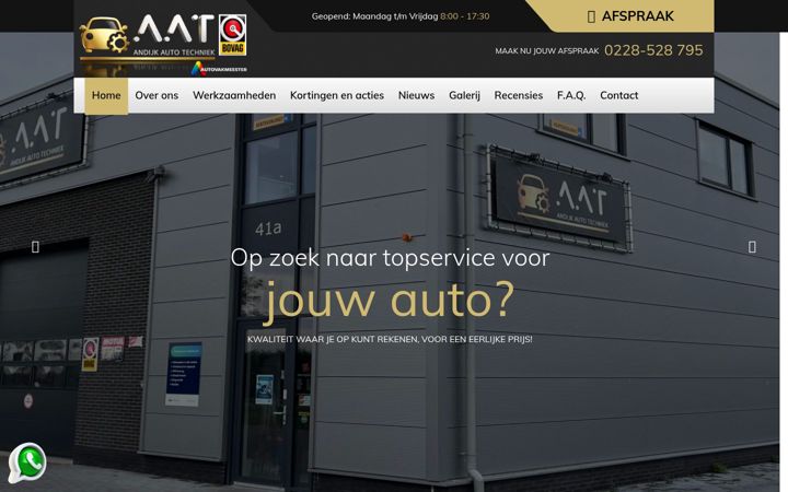 Screenshot of andijkautotechniek.nl