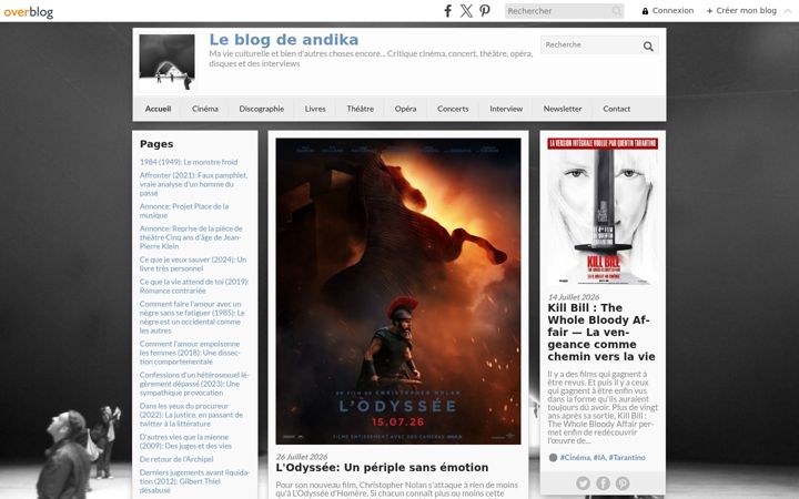 Screenshot of andika.fr