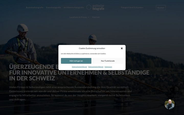 Ekrano kopija andikeller.ch