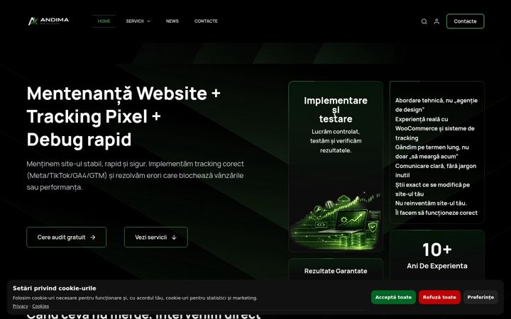 Screenshot of andimawpsolutions.com