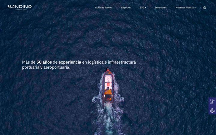 Screenshot of andinoglobal.com