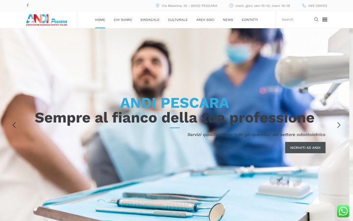 Screenshot of andipescara.it