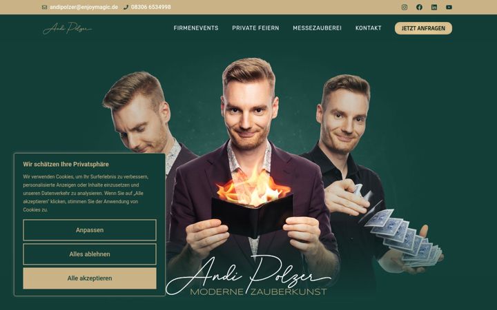 Zrzut ekranu andipolzer.de