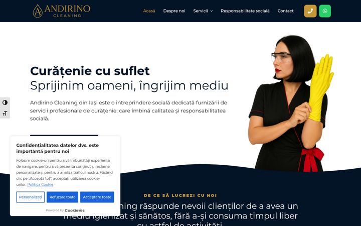 Screenshot of andirino.ro