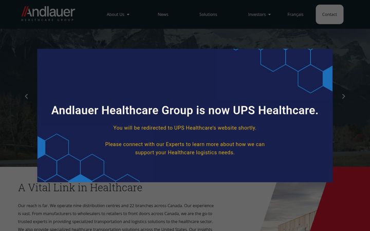 Screenshot of andlauerhealthcare.com
