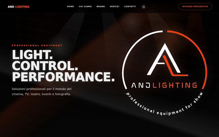 Screenshot of andlighting.it
