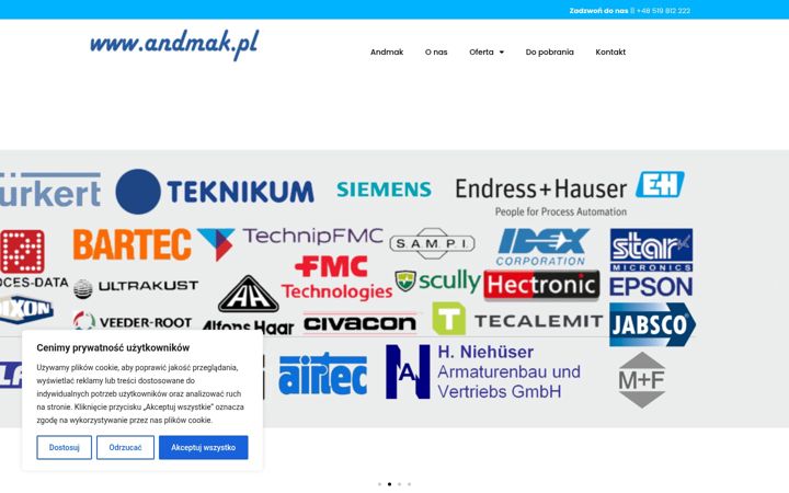 Posnetek zaslona andmak.pl